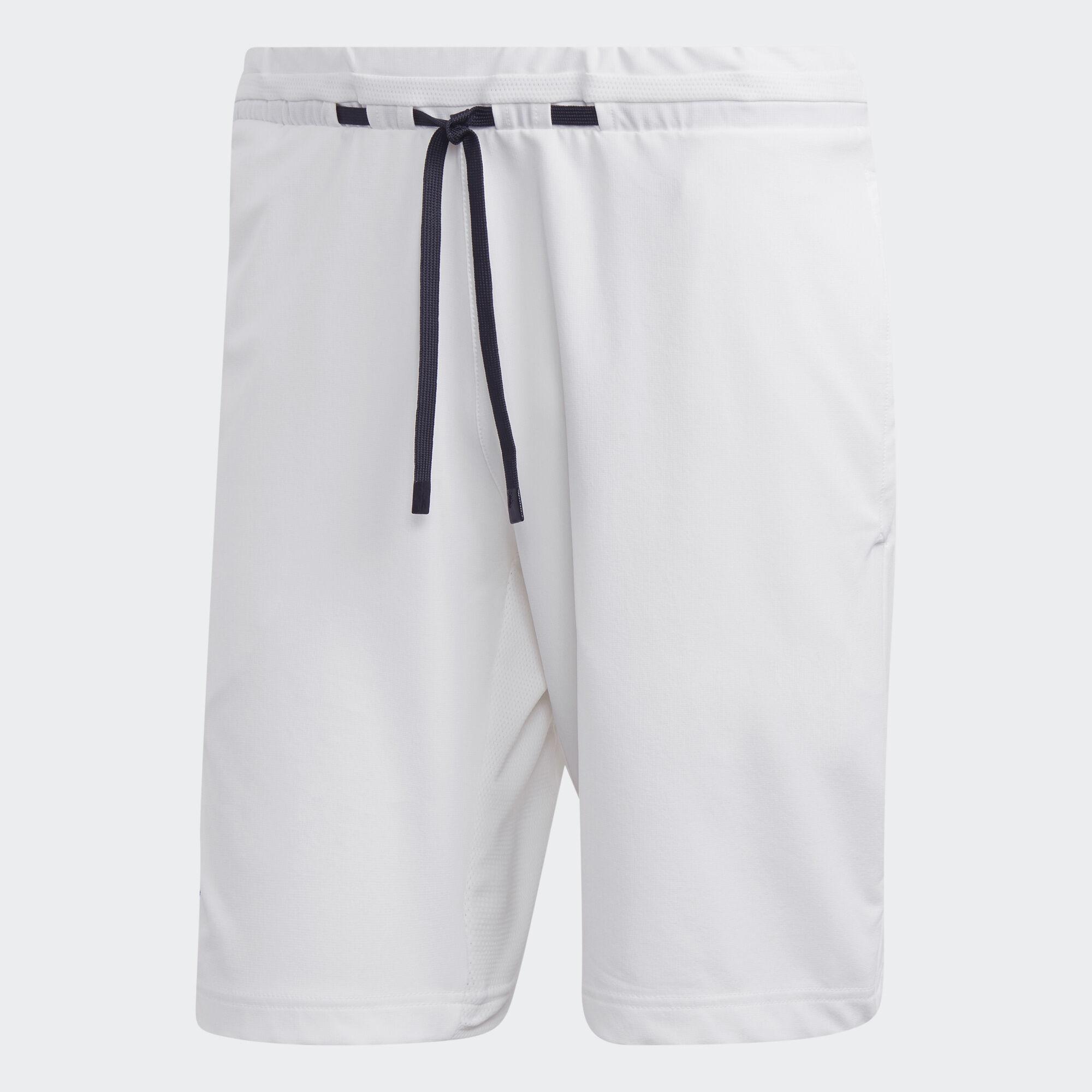 adidas mens white shorts