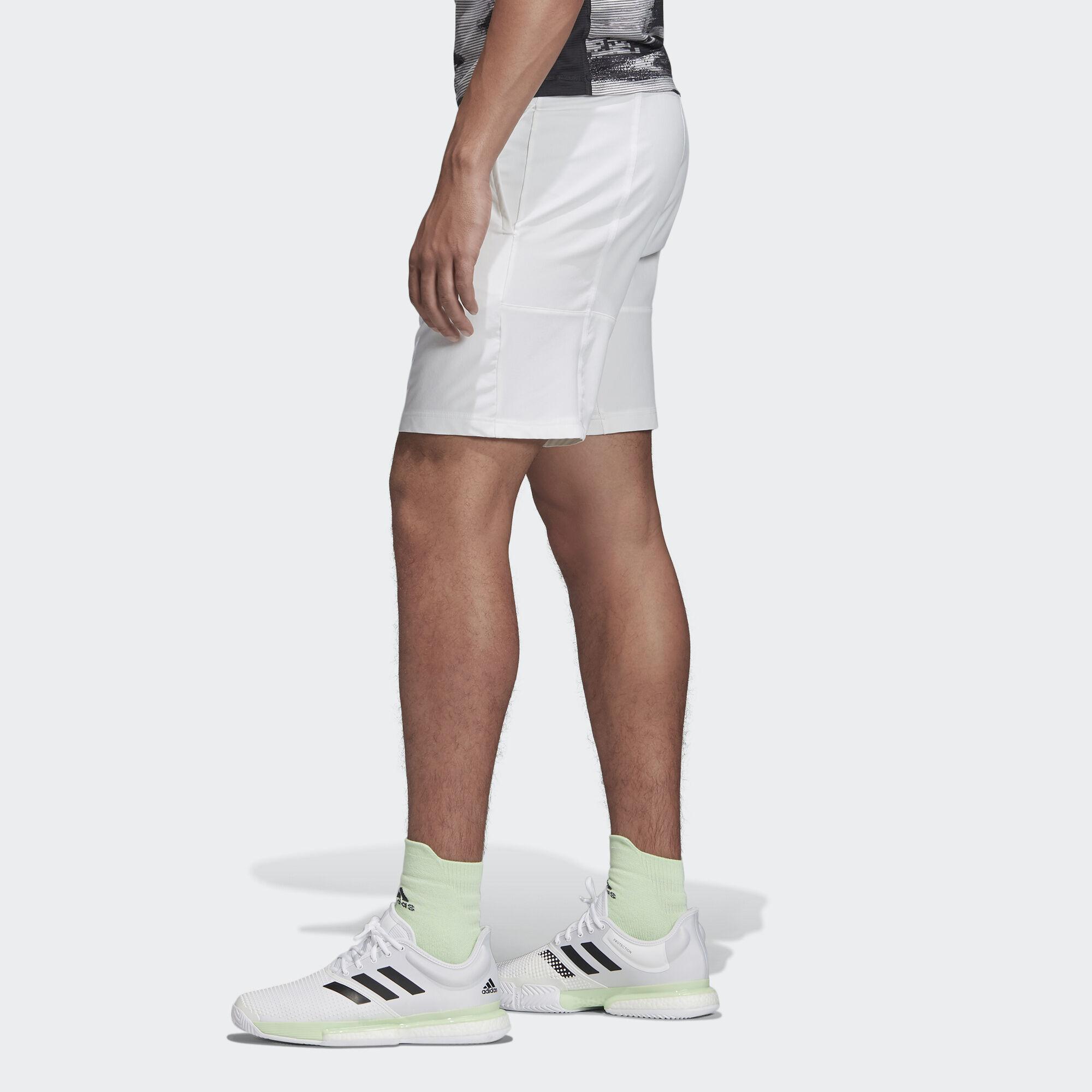 Adidas Mens New York Shorts White