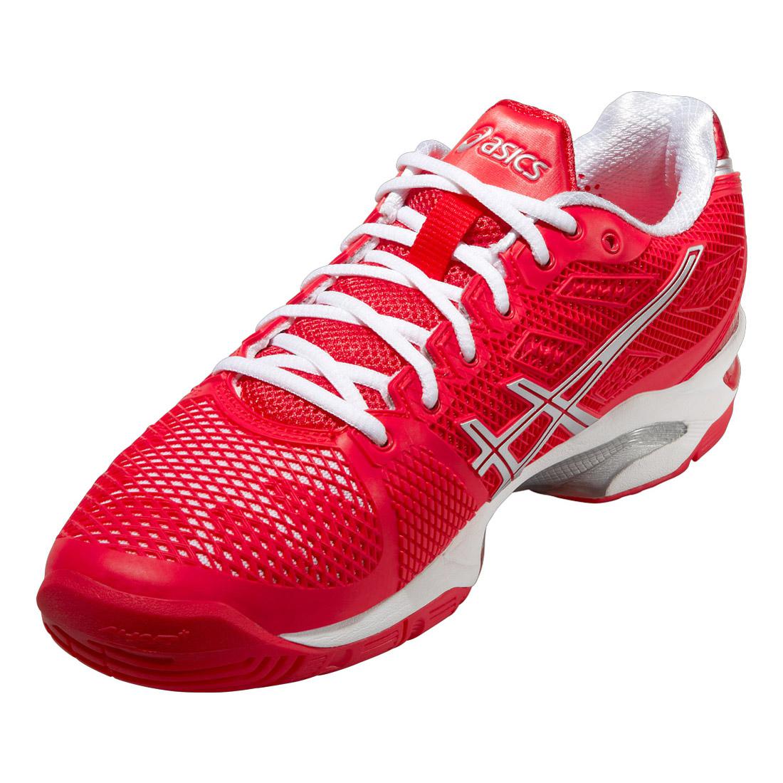 Asics Womens GEL Solution Speed 2 Tennis Shoes Red Asics Womens GEL Solution Speed 2 Tennis Shoes Red