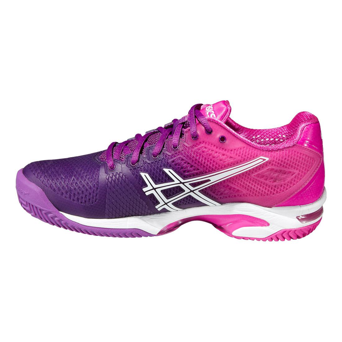 Asics Womens GEL-Solution Speed 2 Clay Court Tennis Shoes - Purple - www.bagssaleusa.com