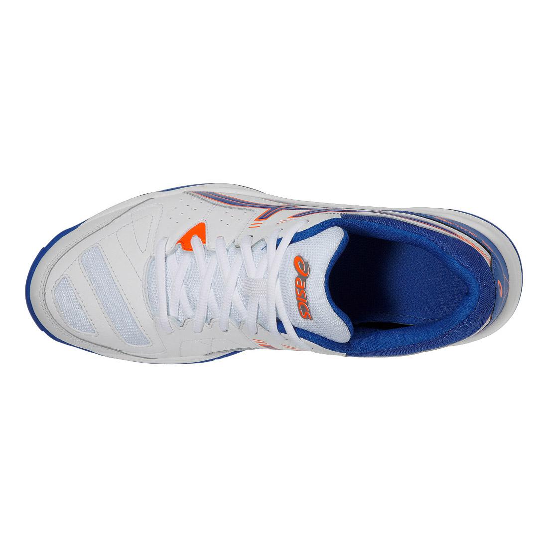 Asics Mens GELQualifier 2 Tennis Shoes White/Blue