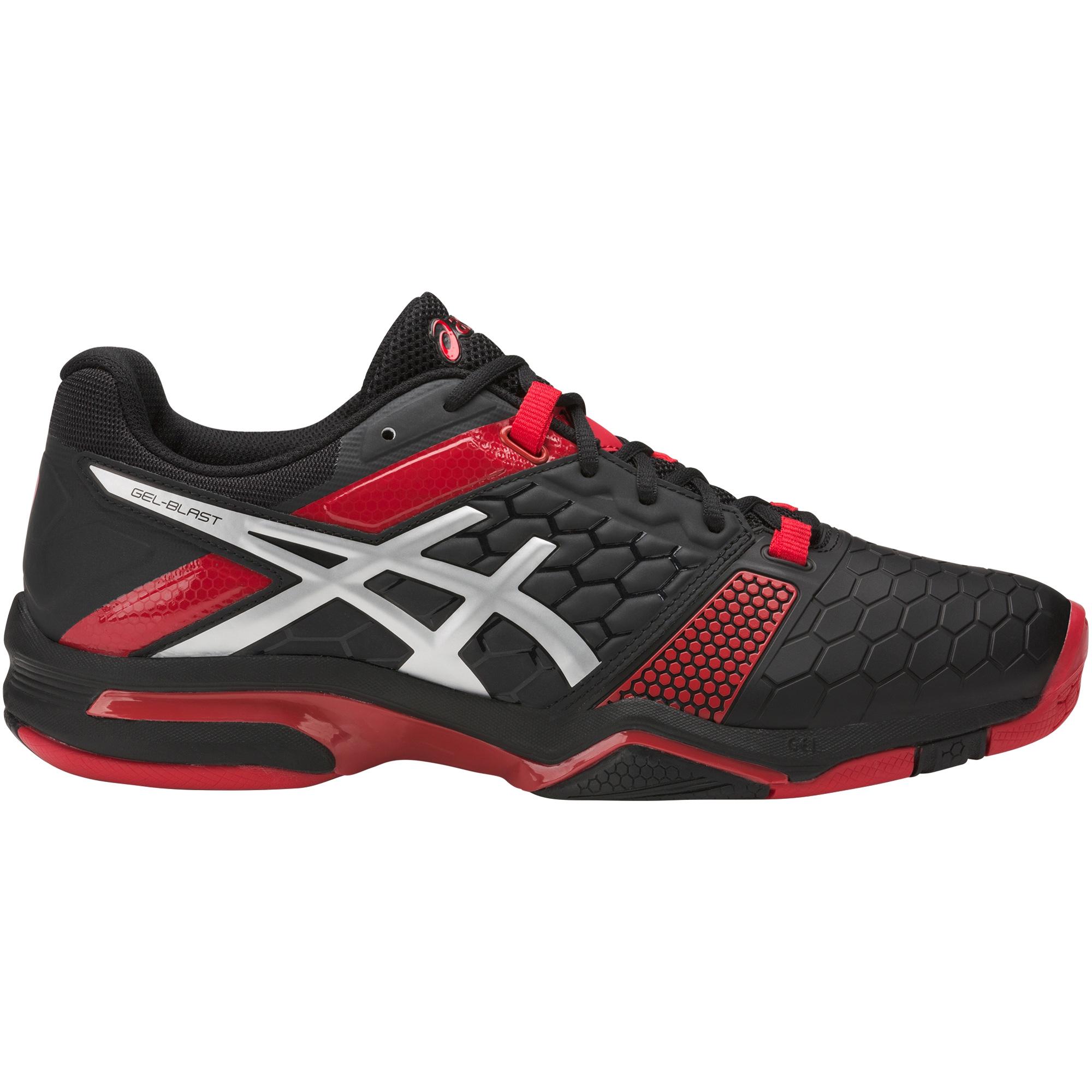 Schijn Handvol Rusland Asics Mens GEL-Blast 7 Indoor Court Shoes - Black/Red - Tennisnuts.com