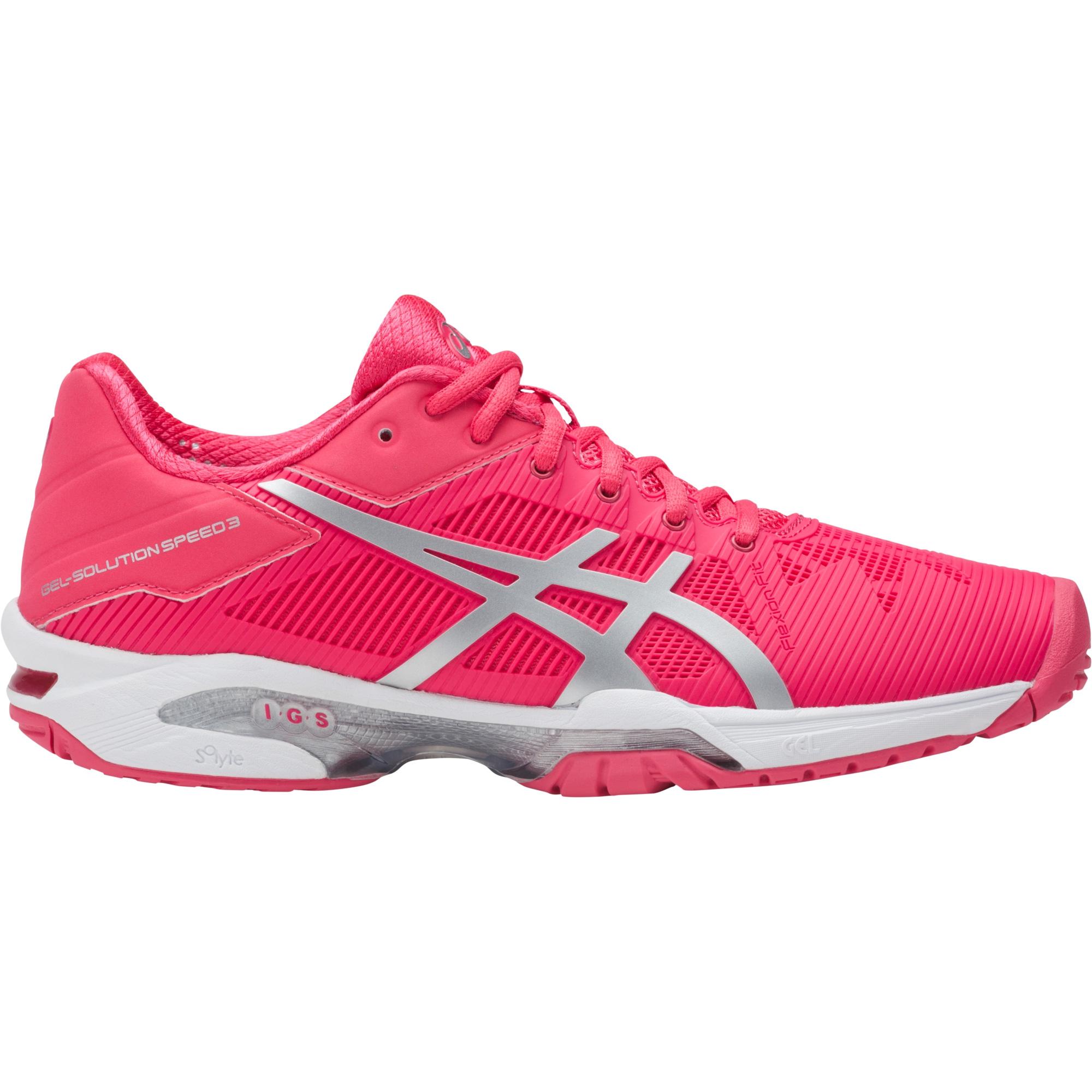 Asics Womens GEL-Solution Speed 3 Tennis Shoes - Rouge Red - 0