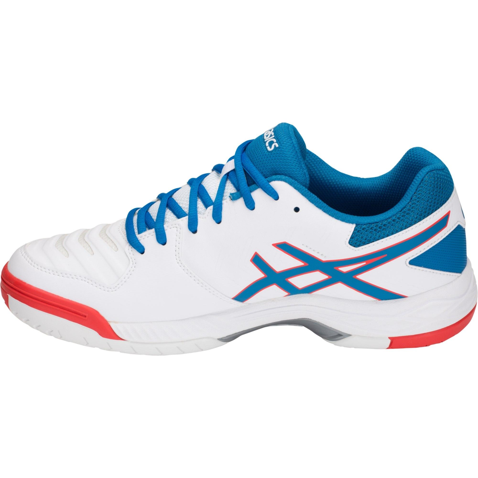 Asics Mens GEL-Game 6 Tennis Shoes - White/Race Blue - 0