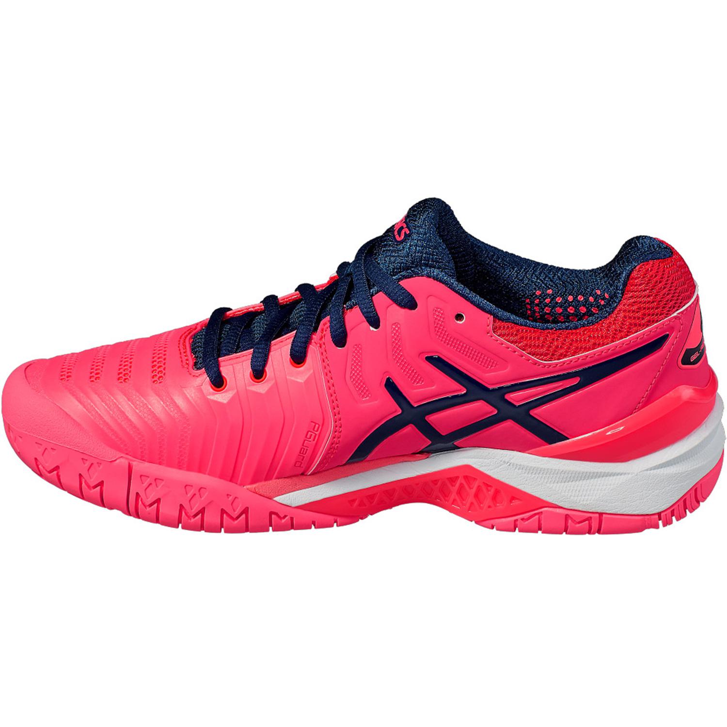 asics pink tennis shoes