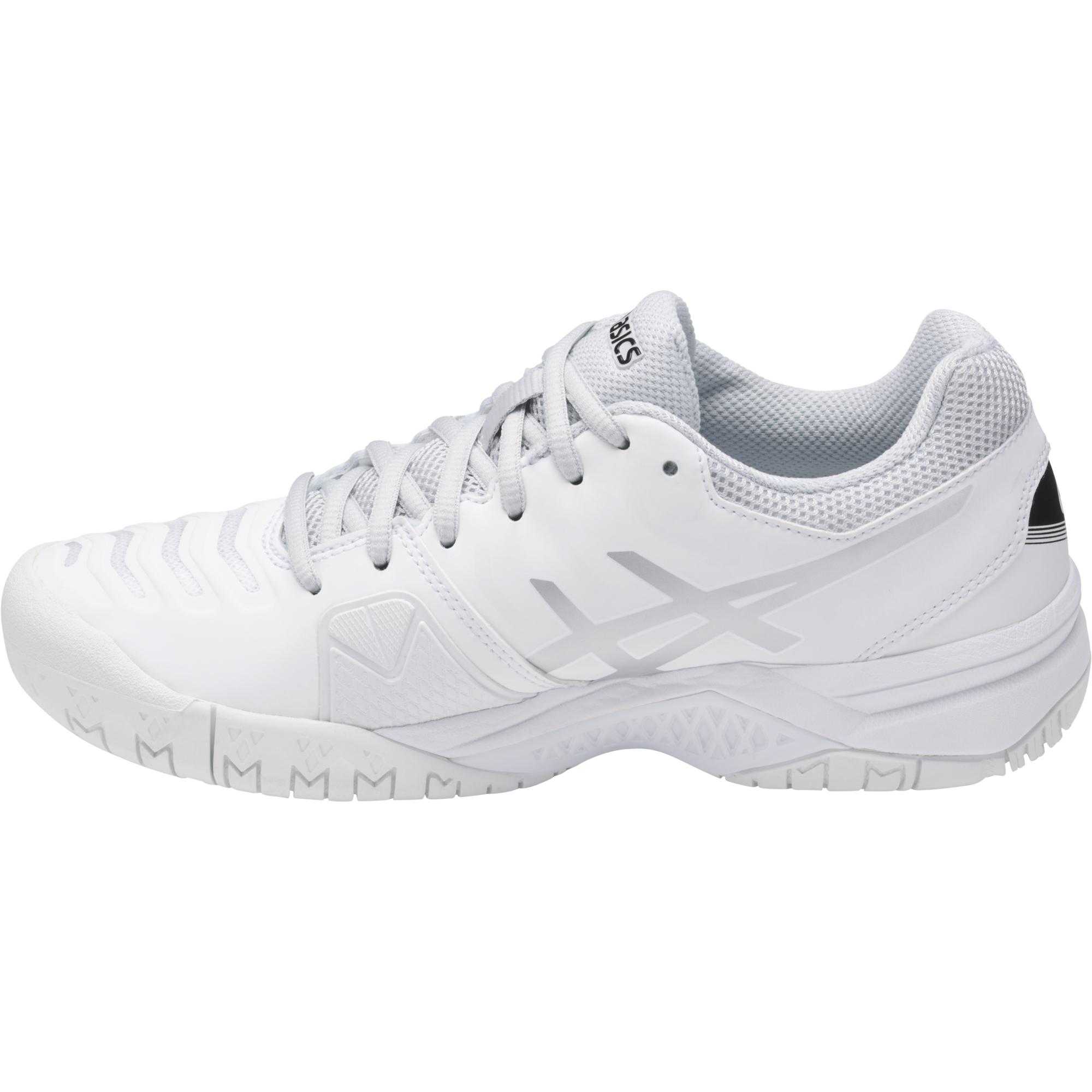 Asics Womens GEL-Challenger 11 Tennis Shoes - White/Silver - 0
