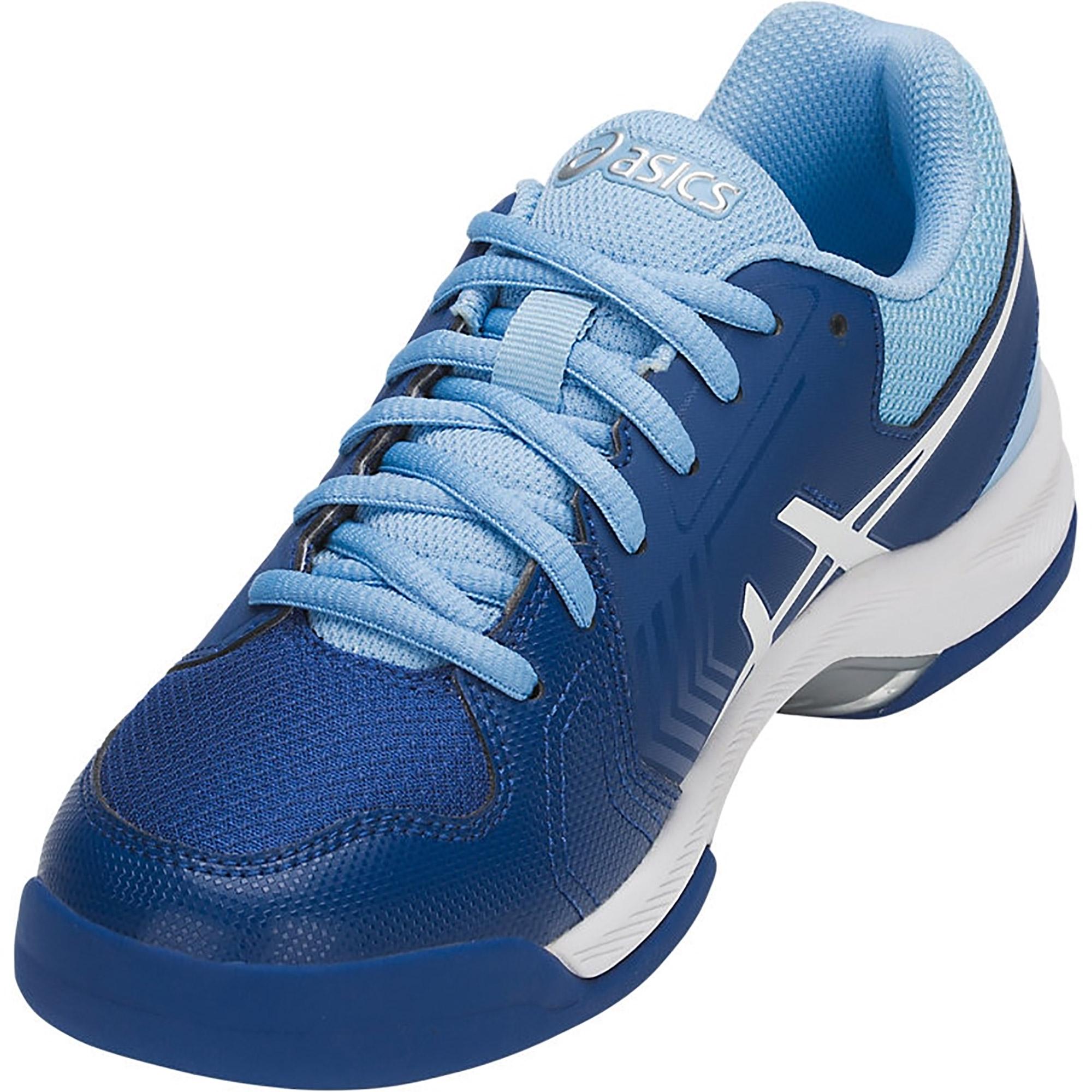 Asics Womens GELDedicate 5 Carpet Tennis Shoes Monaco Blue/White