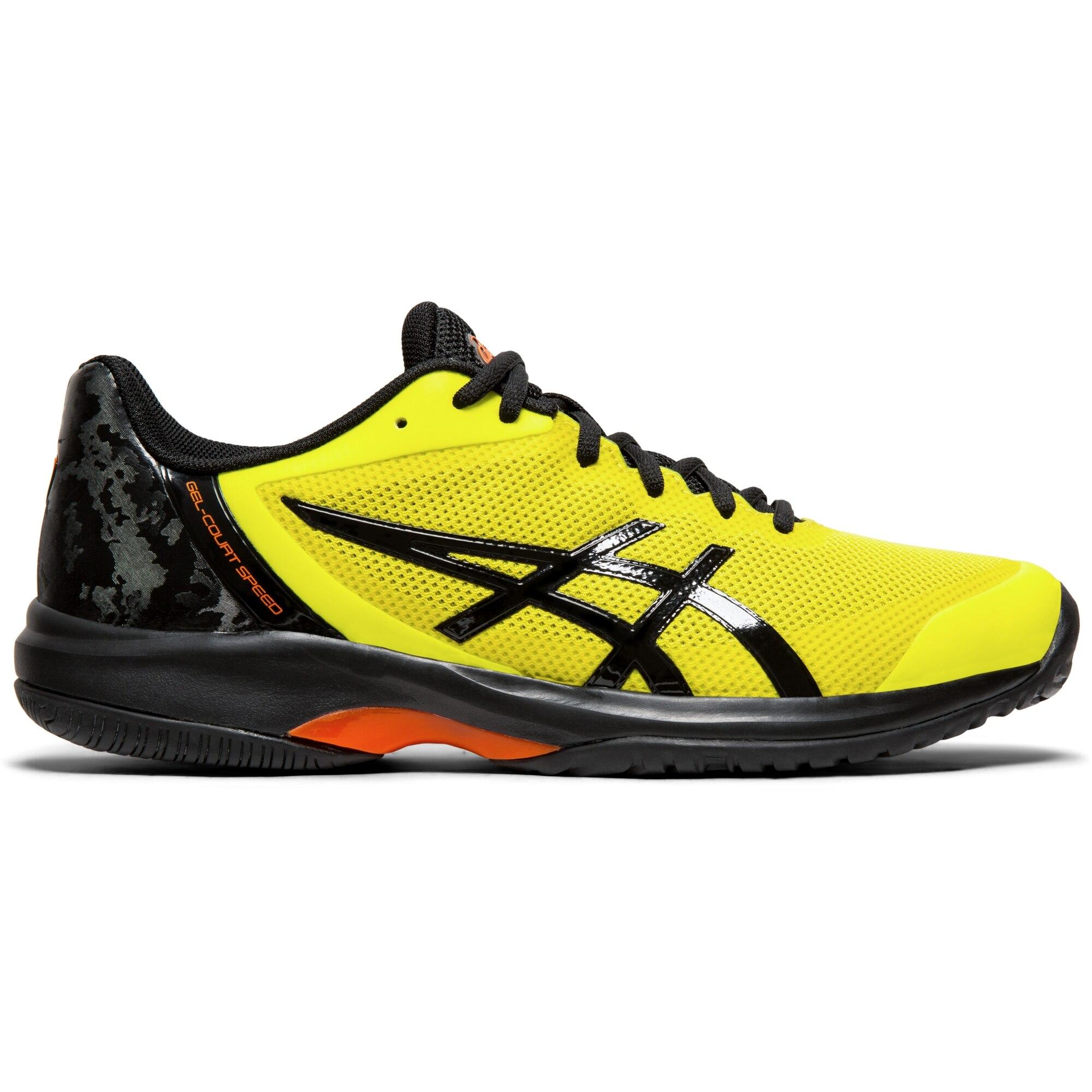 Asics Mens GELCourt Speed Tennis Shoes Sour Yuzu/Black