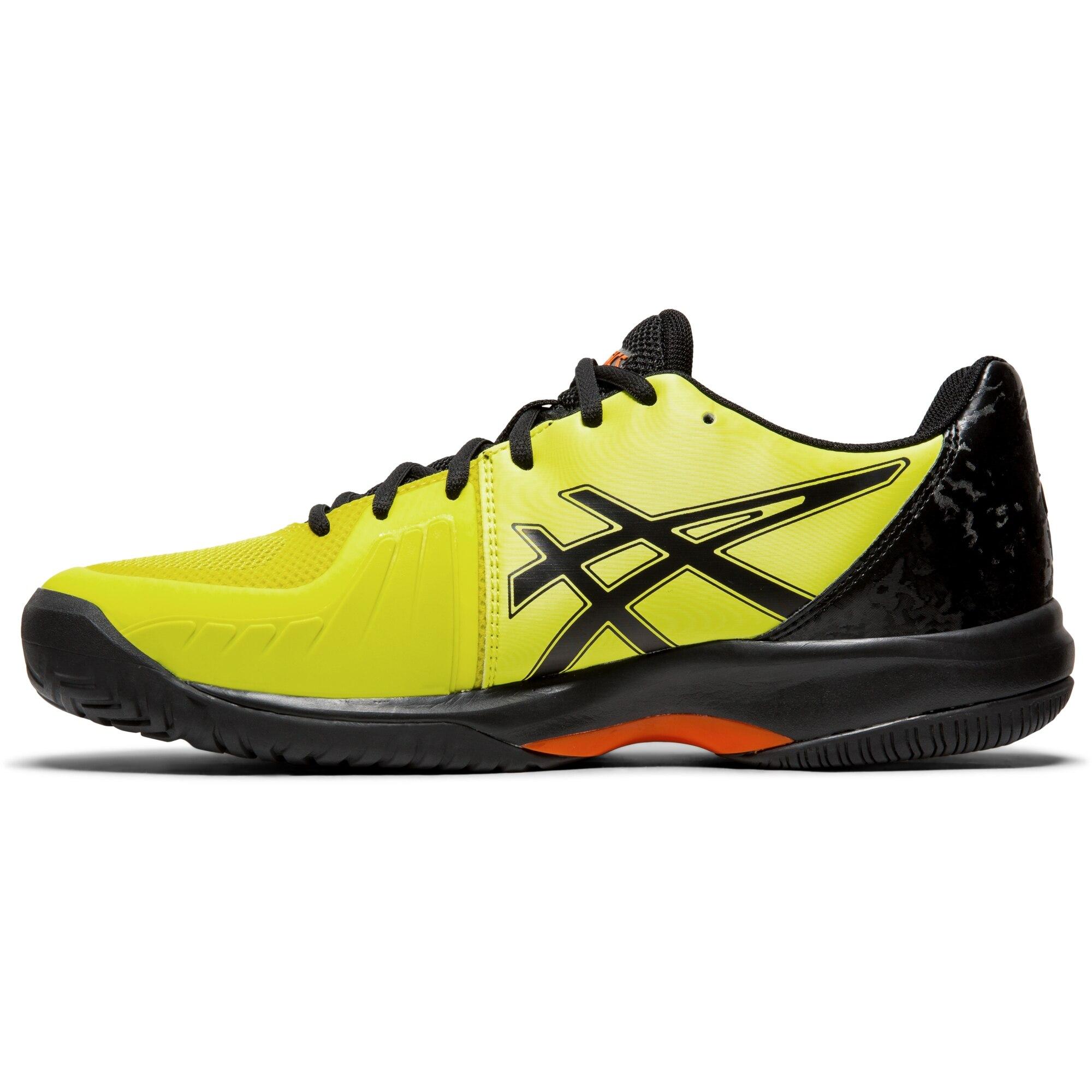 Asics Mens GEL-Court Speed Tennis Shoes - Sour Yuzu/Black - Tennisnuts.com