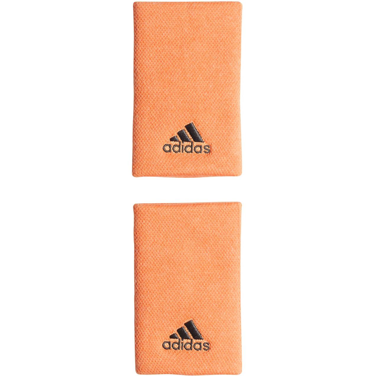 Adidas Tennis Large Wristbands Orange