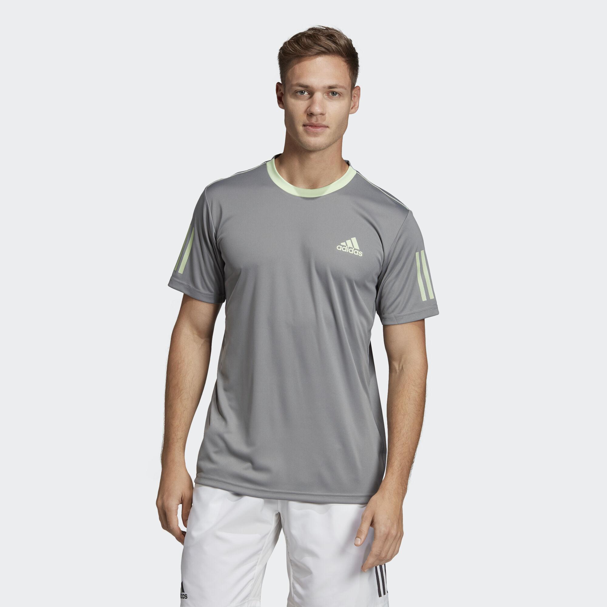 adidas club 3 stripes tee