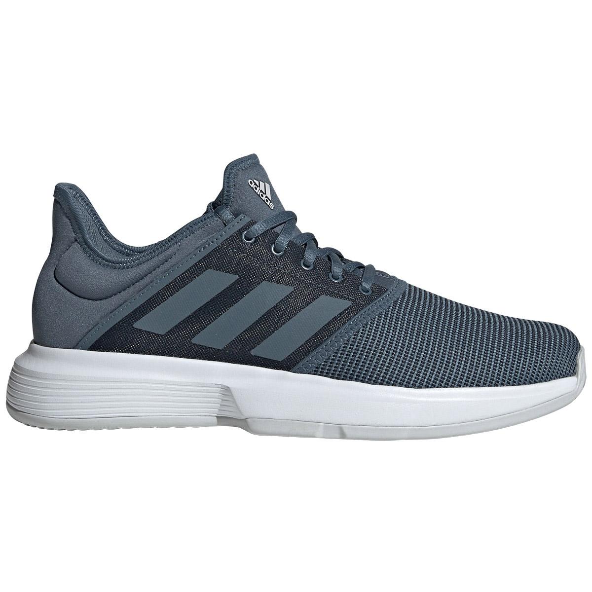 navy adidas tennis shoes