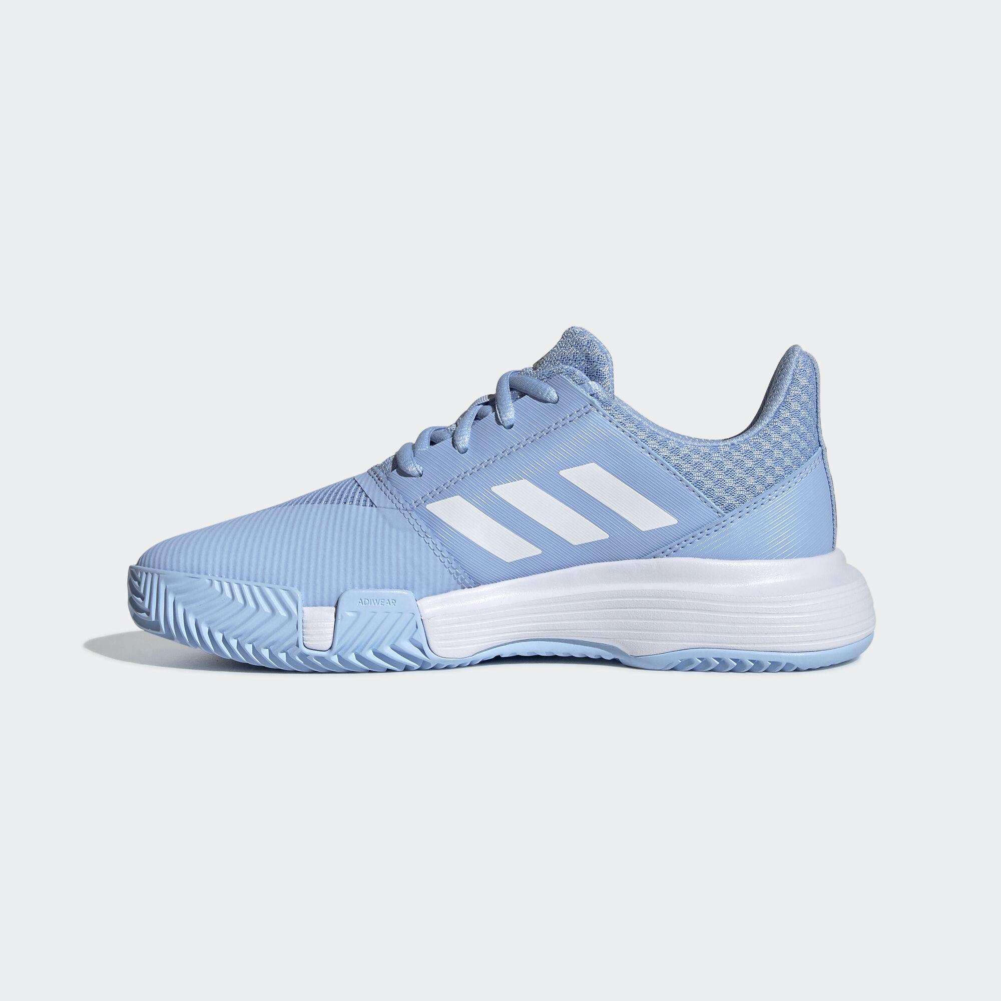 Adidas Kids CourtJam Tennis Shoes - Blue - Tennisnuts.com