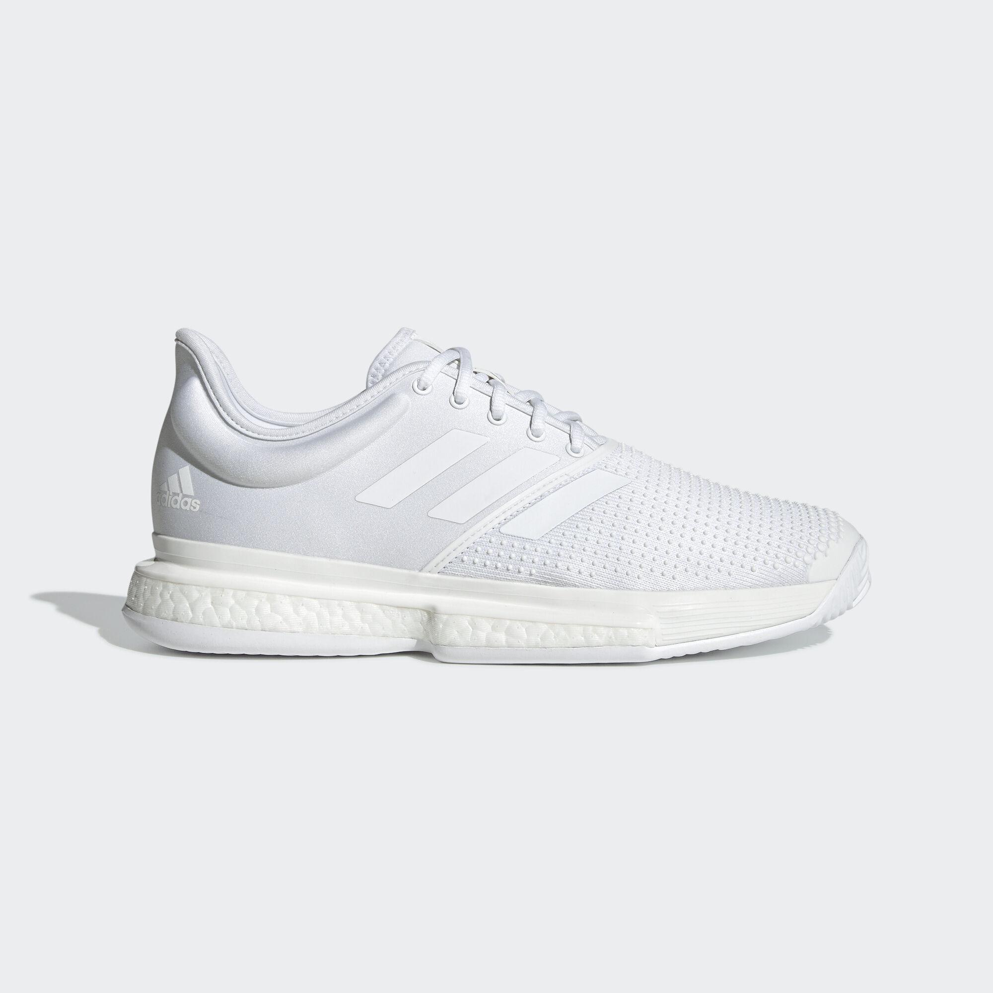 adidas white tennis shoes mens