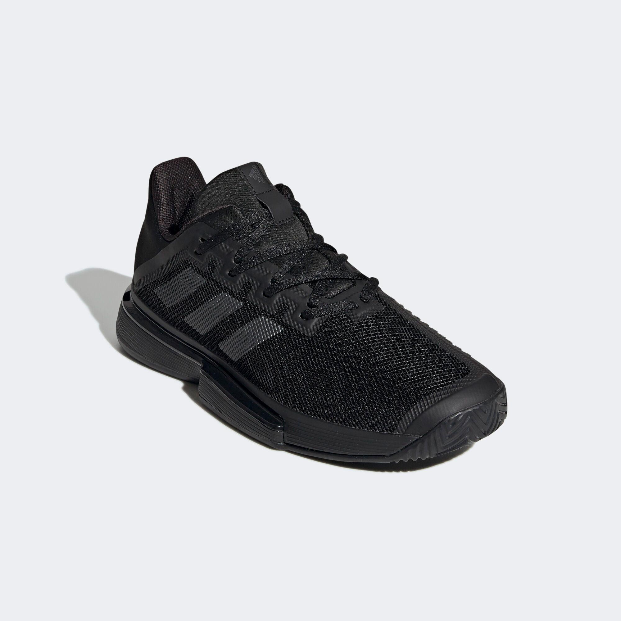 adidas solematch bounce black men's shoe