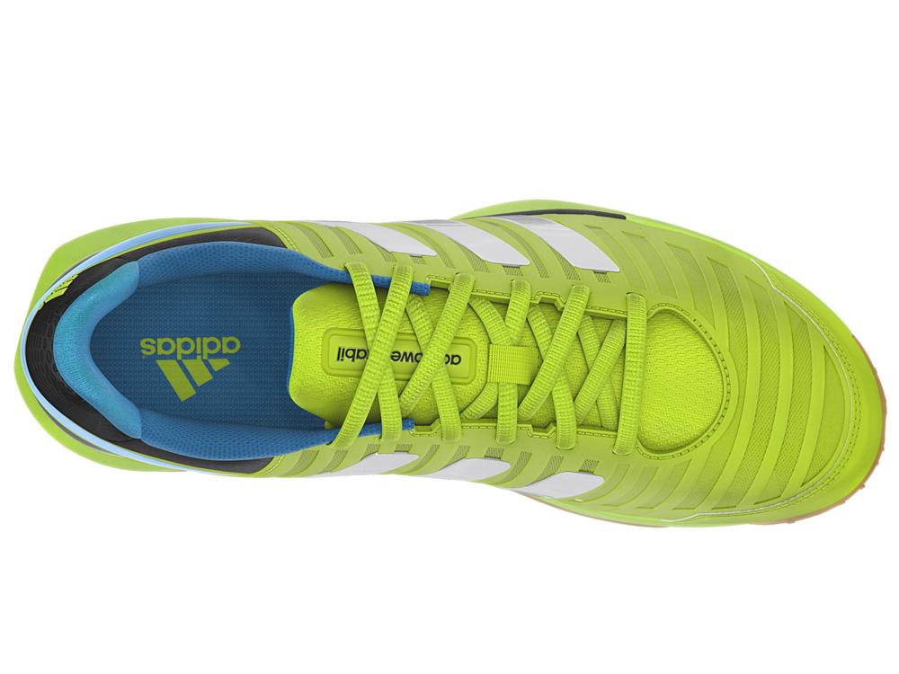 Mens adiPower 10.1 Court Shoes - Solar Slime - Tennisnuts.com