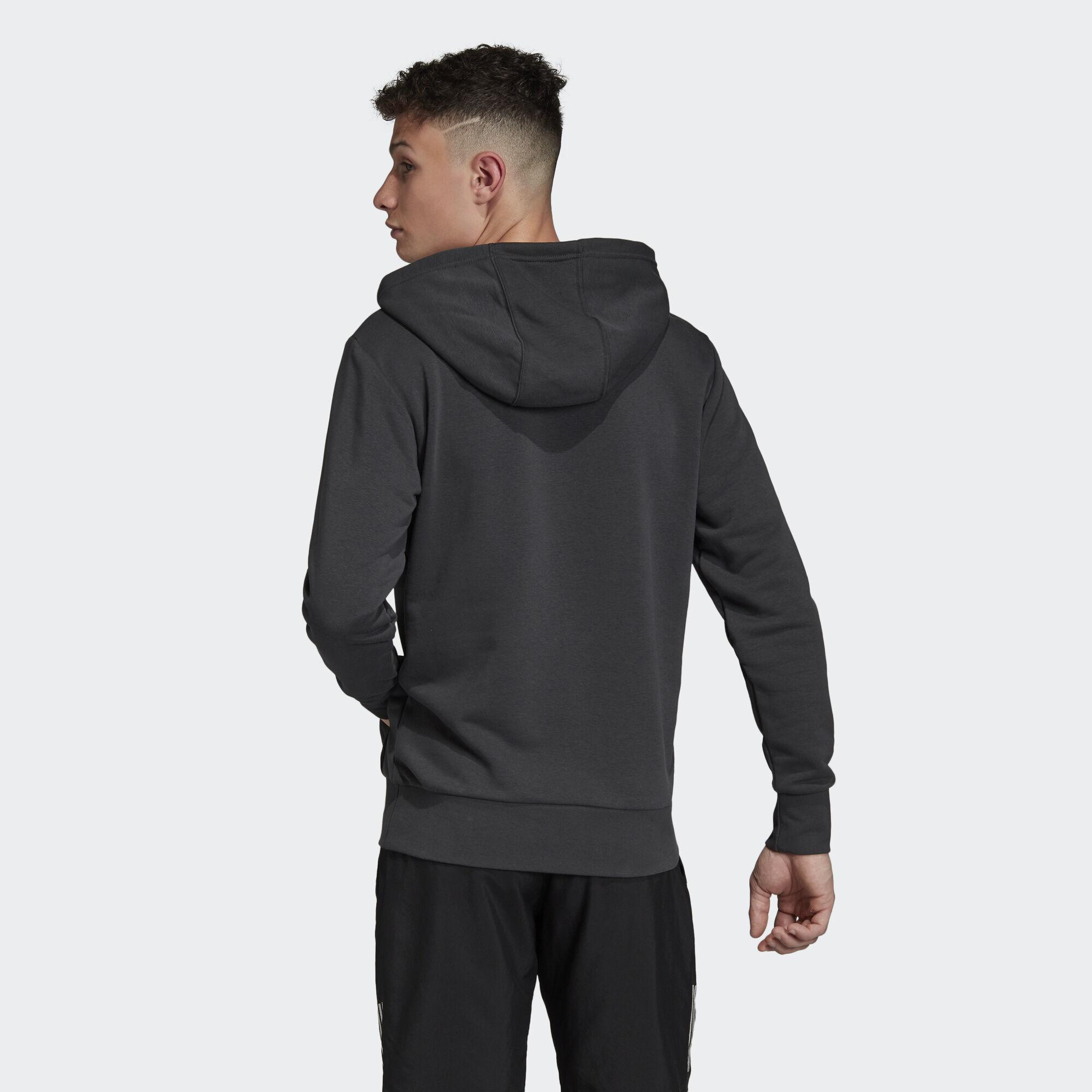Adidas Mens Tennis Hoodie Carbon