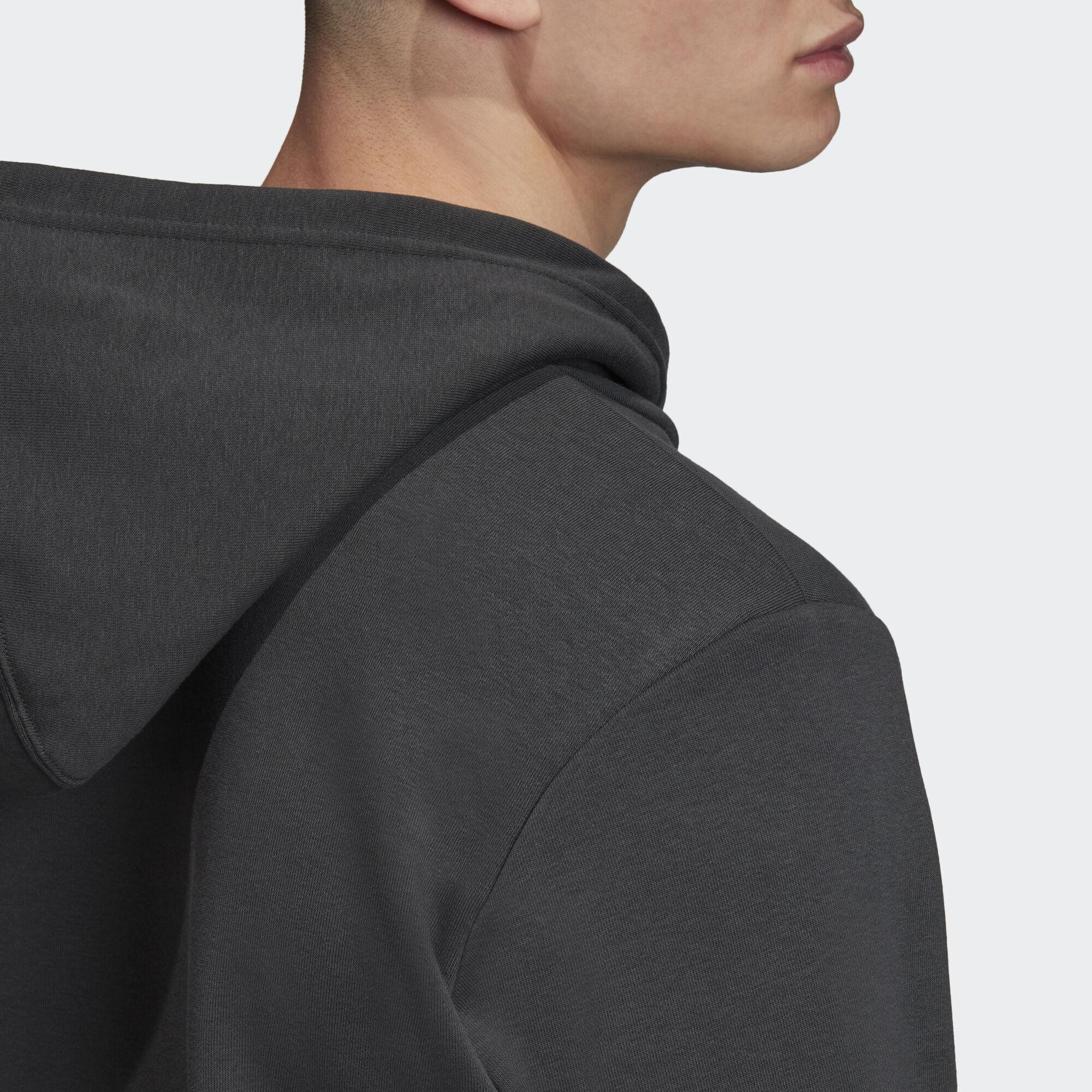 Adidas Mens Tennis Hoodie Carbon