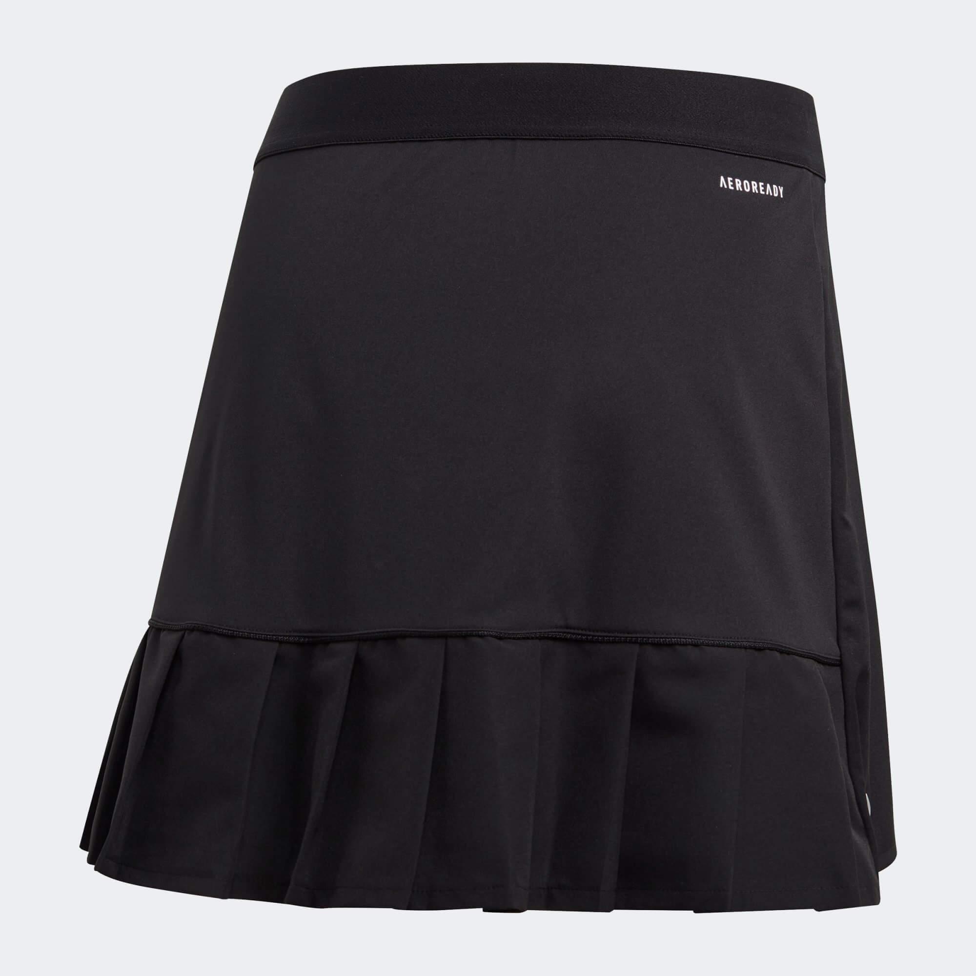 Adidas Womens Club Long Skort - Black - Tennisnuts.com