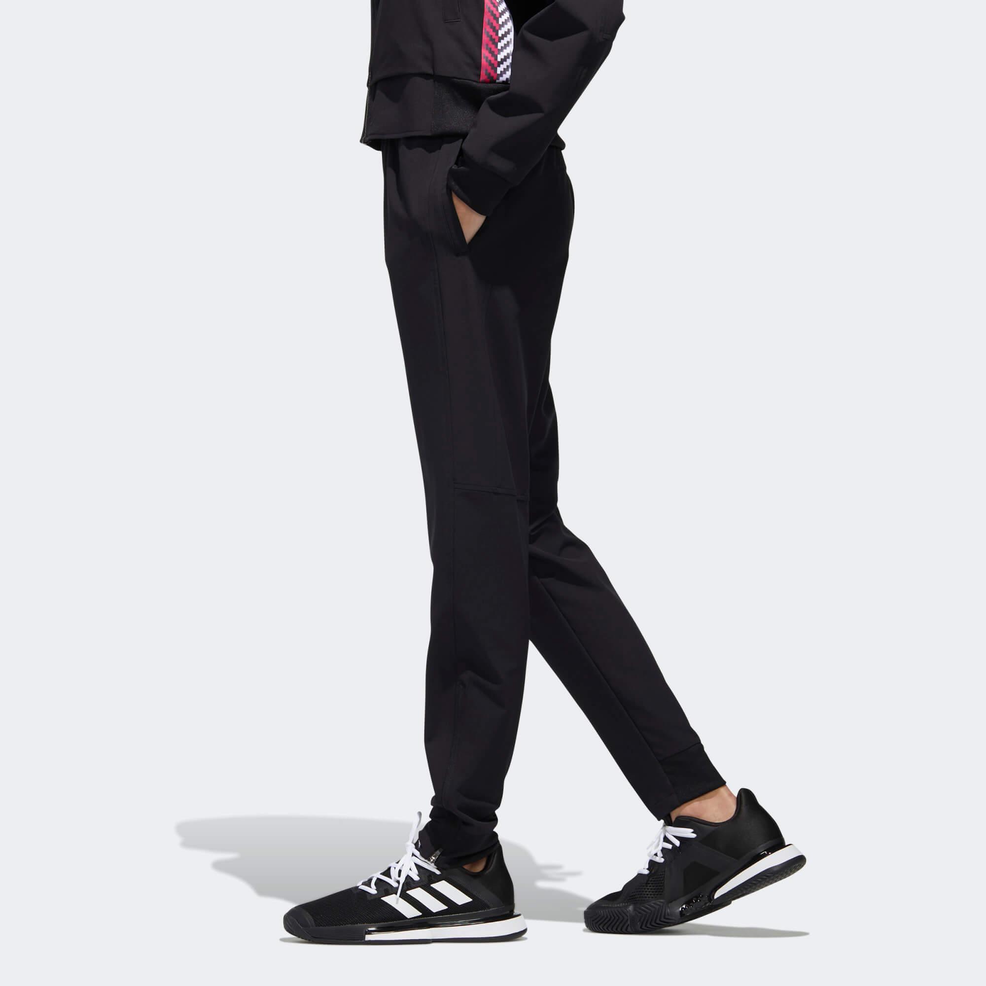 Adidas Womens Woven Pants - Black - Tennisnuts.com