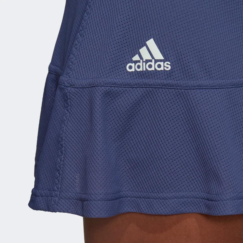 Adidas Womens Heat Match Skirt - Tech Indigo - Tennisnuts.com