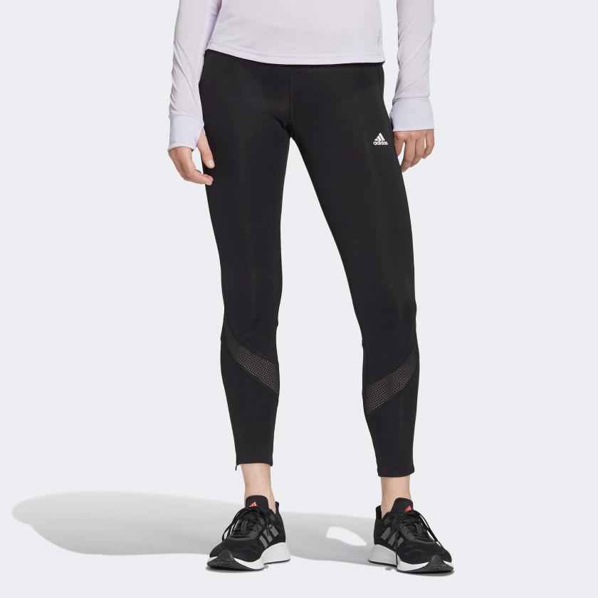 Adidas Womens Own The Run Leggings - Black - Tennisnuts.com