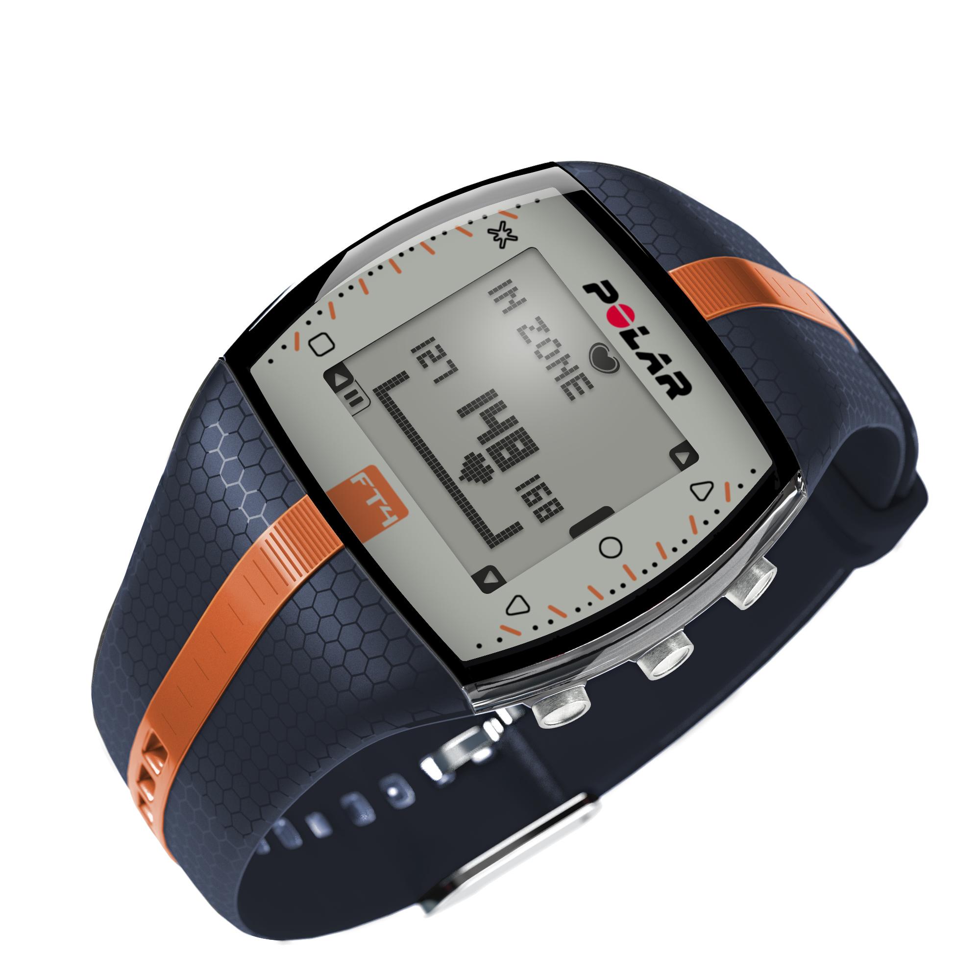 Polar FT4 Heart Rate Monitor Blue Orange Tennisnuts