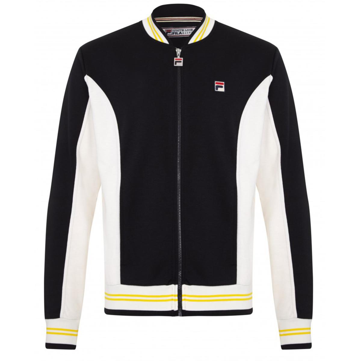 black fila track jacket