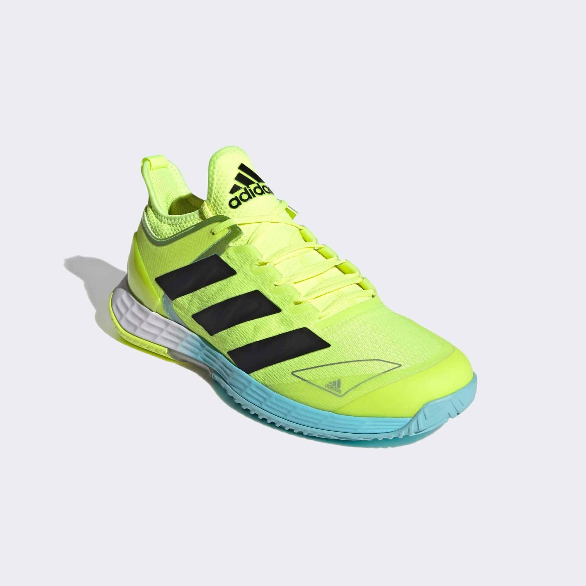 Adidas Mens Adizero Ubersonic 4 Tennis Shoes - Solar Yellow ...