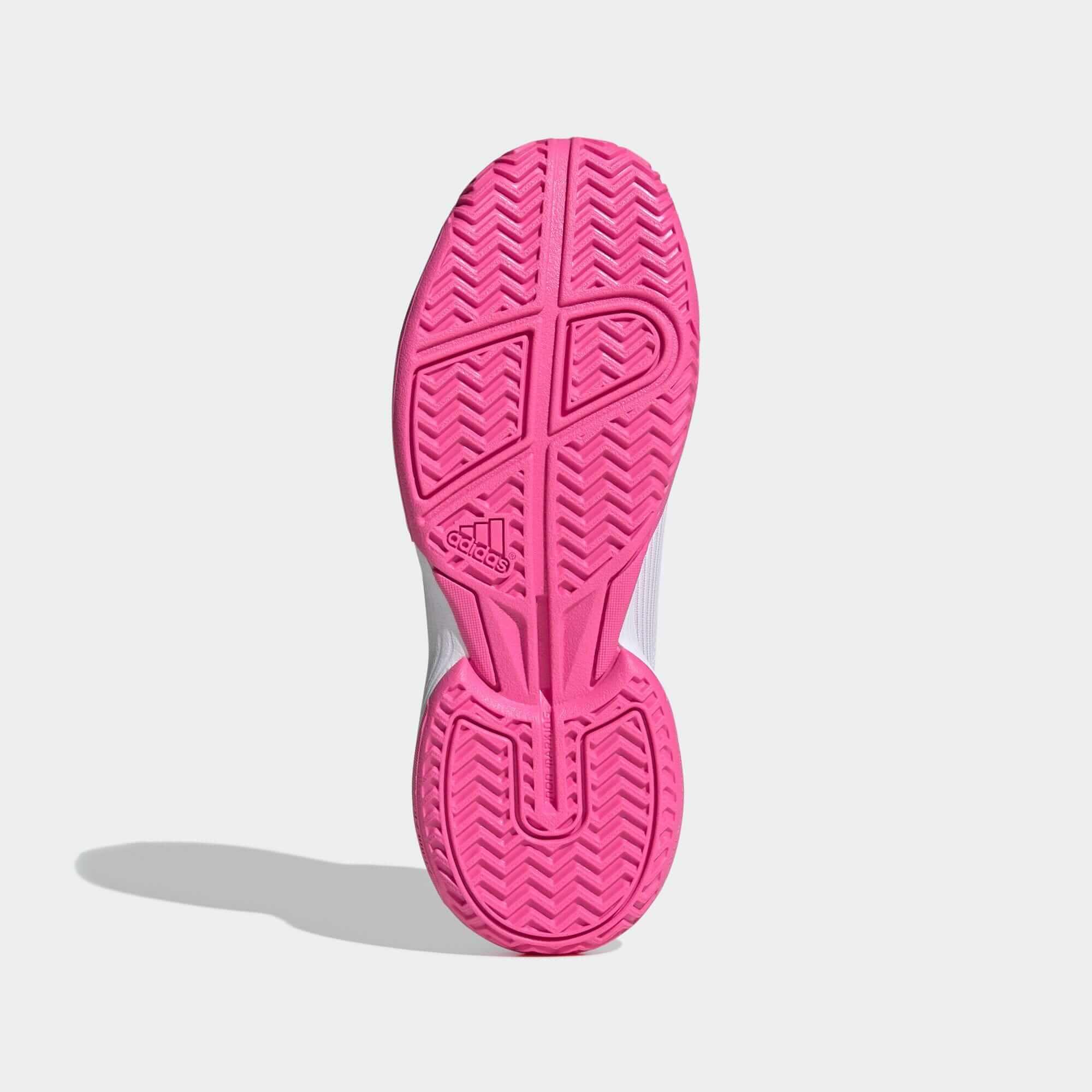 Adidas Kids Adizero Club Tennis Shoes White/Pink