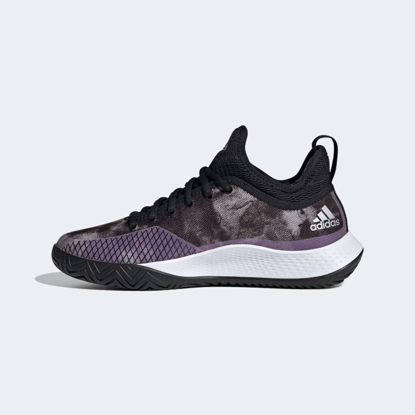 Adidas Womens Defiant Generation Tennis Shoes - Core Black - Tennisnuts.com