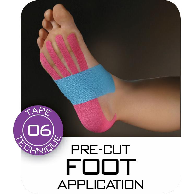 Kinesio PreCut Tex Tape Dynamic Foot Support