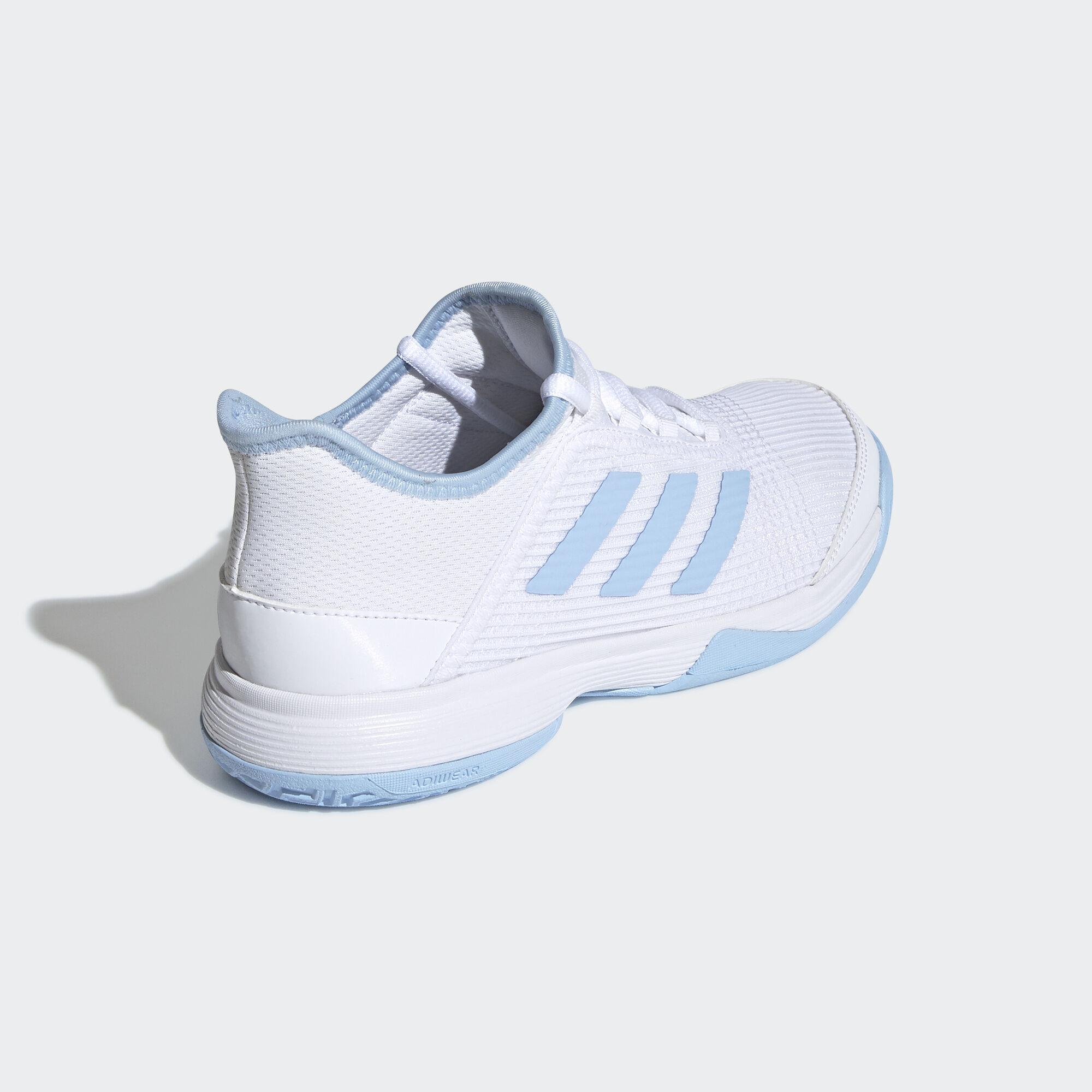 Adidas Kids Adizero Club Tennis Shoes White/Cloud White
