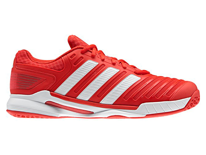 Adidas Mens Stabil 10 Indoor Shoes Red 10 Red