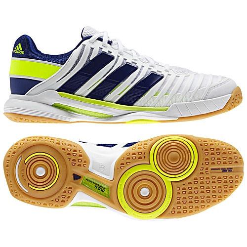 Mimar Observación Indígena Adidas Mens adiPower Stabil 10.1 Indoor Shoes - White/Hero Ink -  Tennisnuts.com