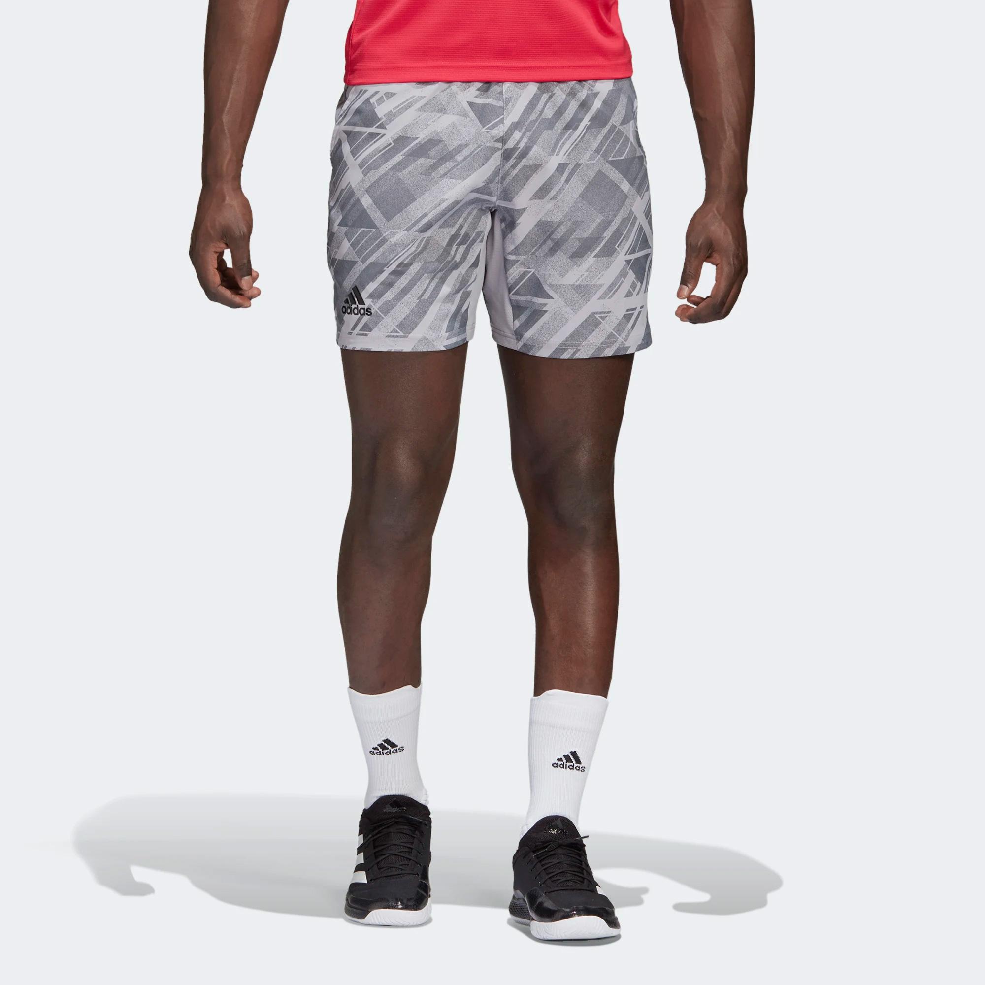 mens adidas grey shorts