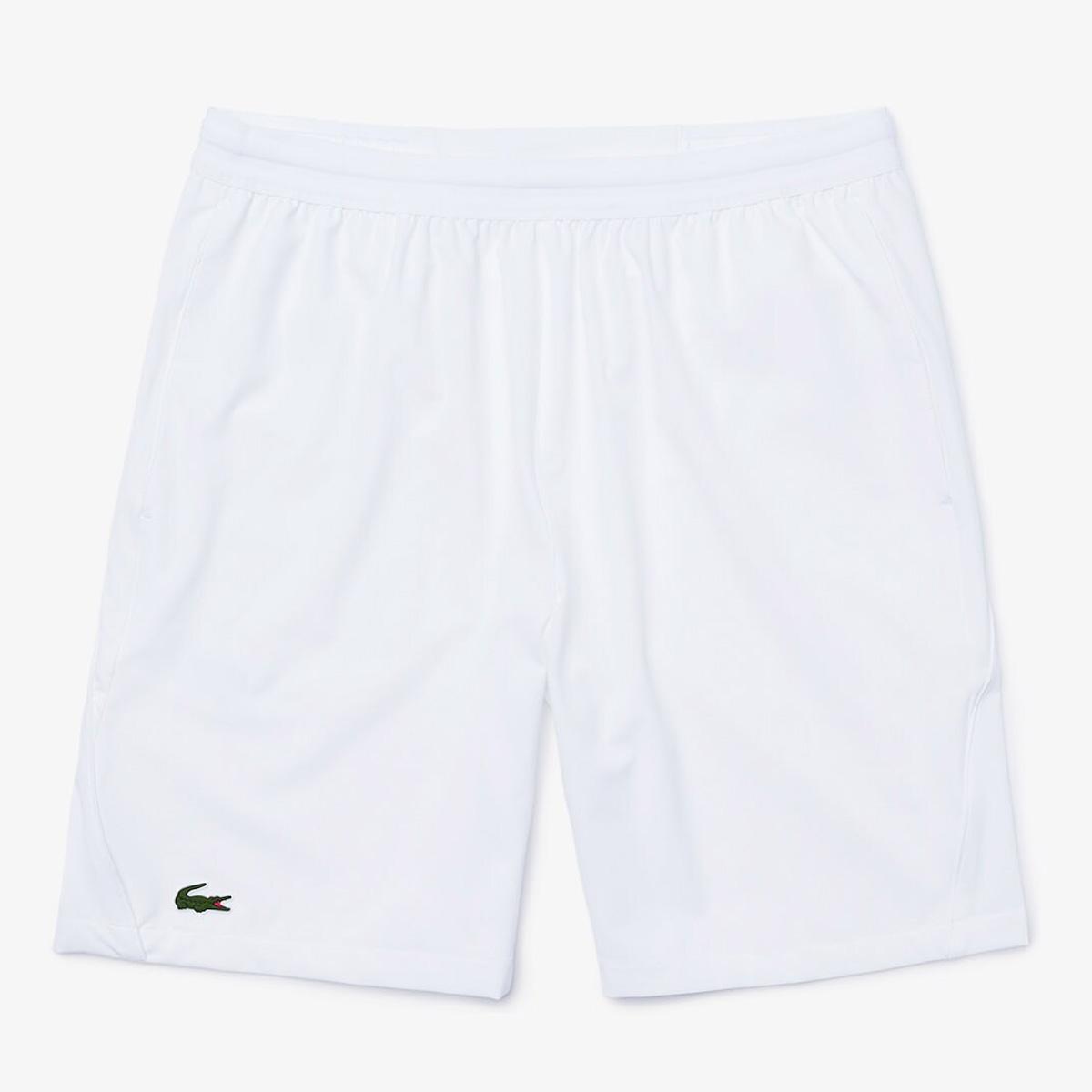 Lacoste Mens Djokovic Short - White - Tennisnuts.com