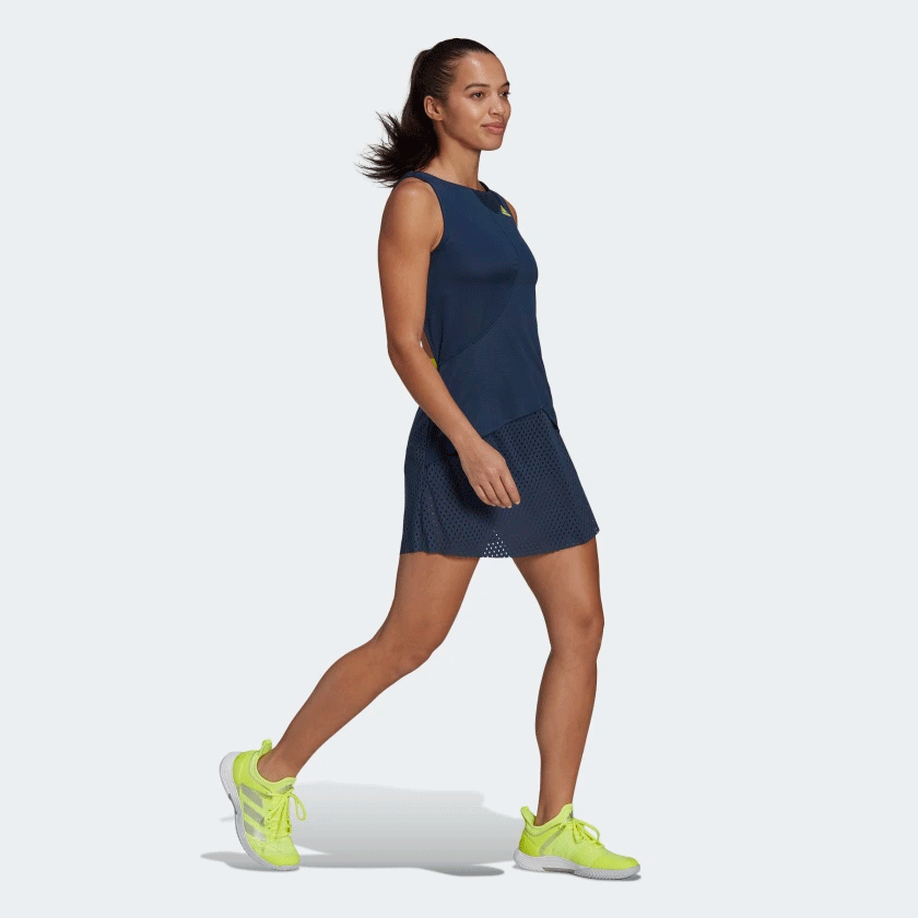 Adidas Womens Heat Ready Primeblue Dress Crew Navy