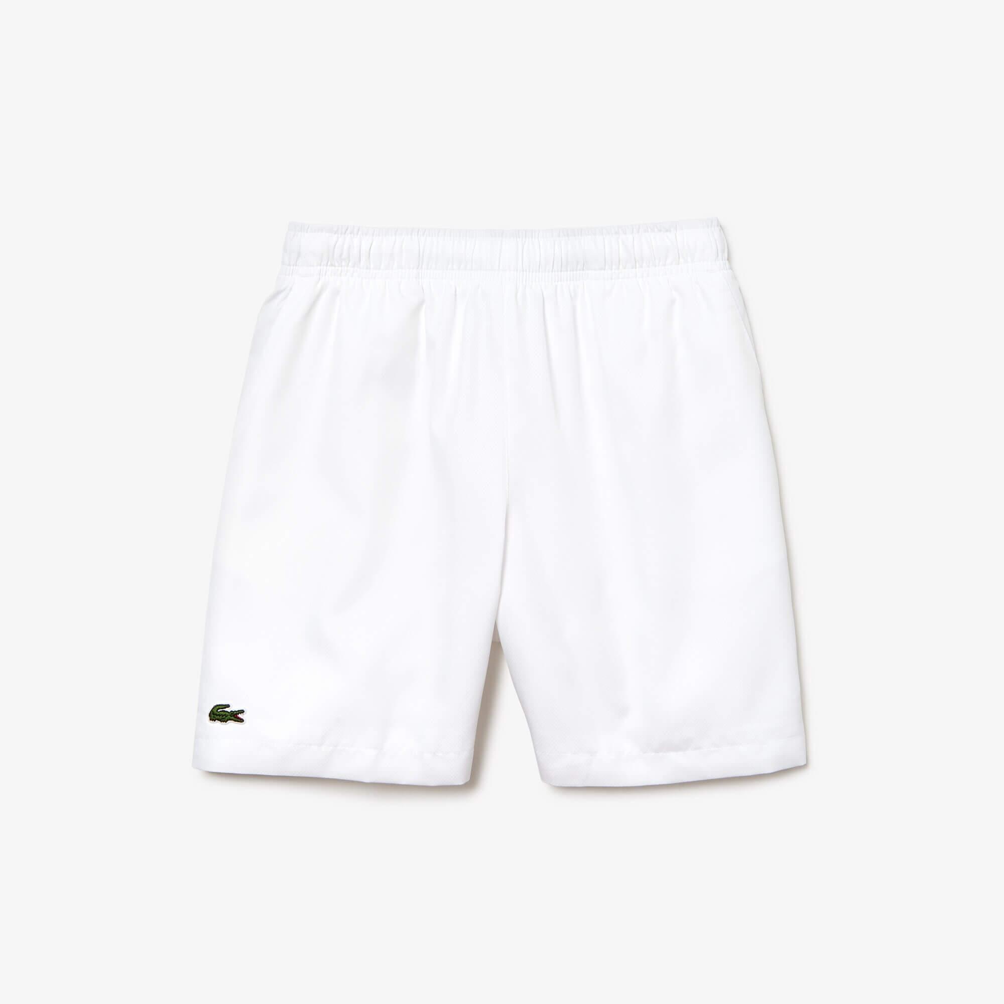 boys black lacoste shorts