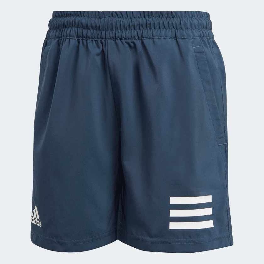 Adidas Boys Club Tennis 3Stripe Shorts Crew Navy