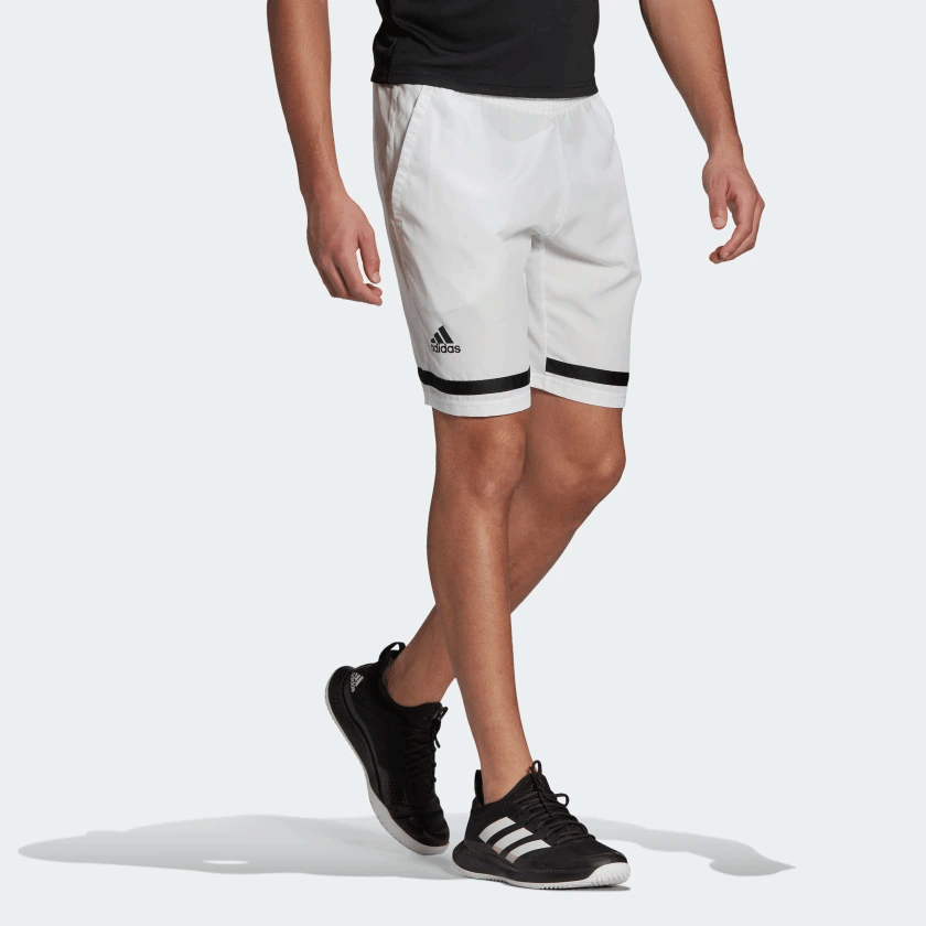 Adidas Mens Tennis Club Shorts - White - Tennisnuts.com