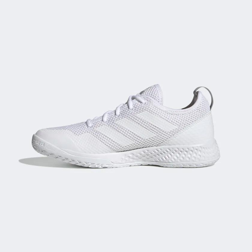 Adidas Womens Court Flash Tennis Shoes - White - Tennisnuts.com