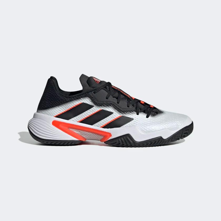 Adidas Mens Barricade Tennis Shoes - Cloud White/Core Black 