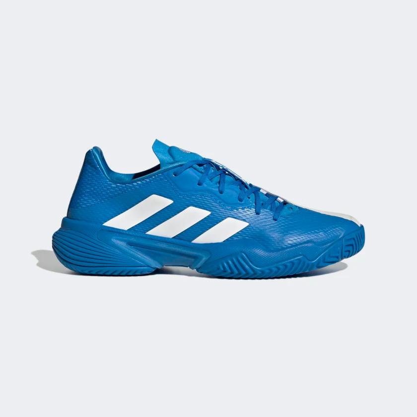 Adidas Mens Barricade Tennis Shoes - Blue Rush/Cloud White 