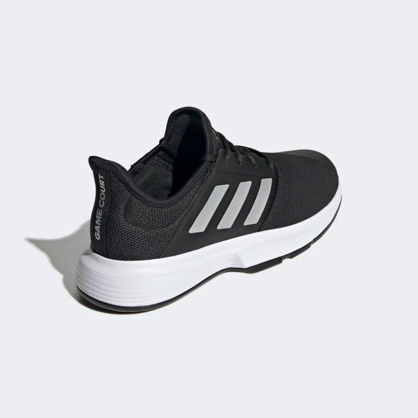 Adidas Mens GameCourt Tennis Shoes - Core Black - Tennisnuts.com