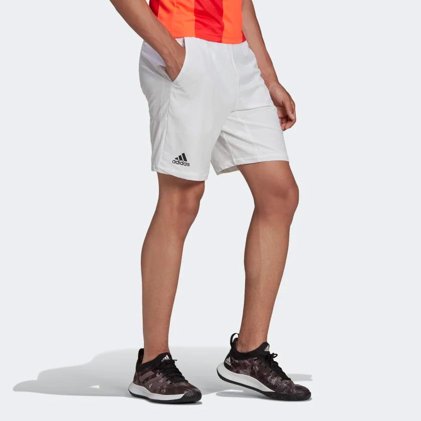 Adidas Mens Tennis Ergo 7Inch Shorts White