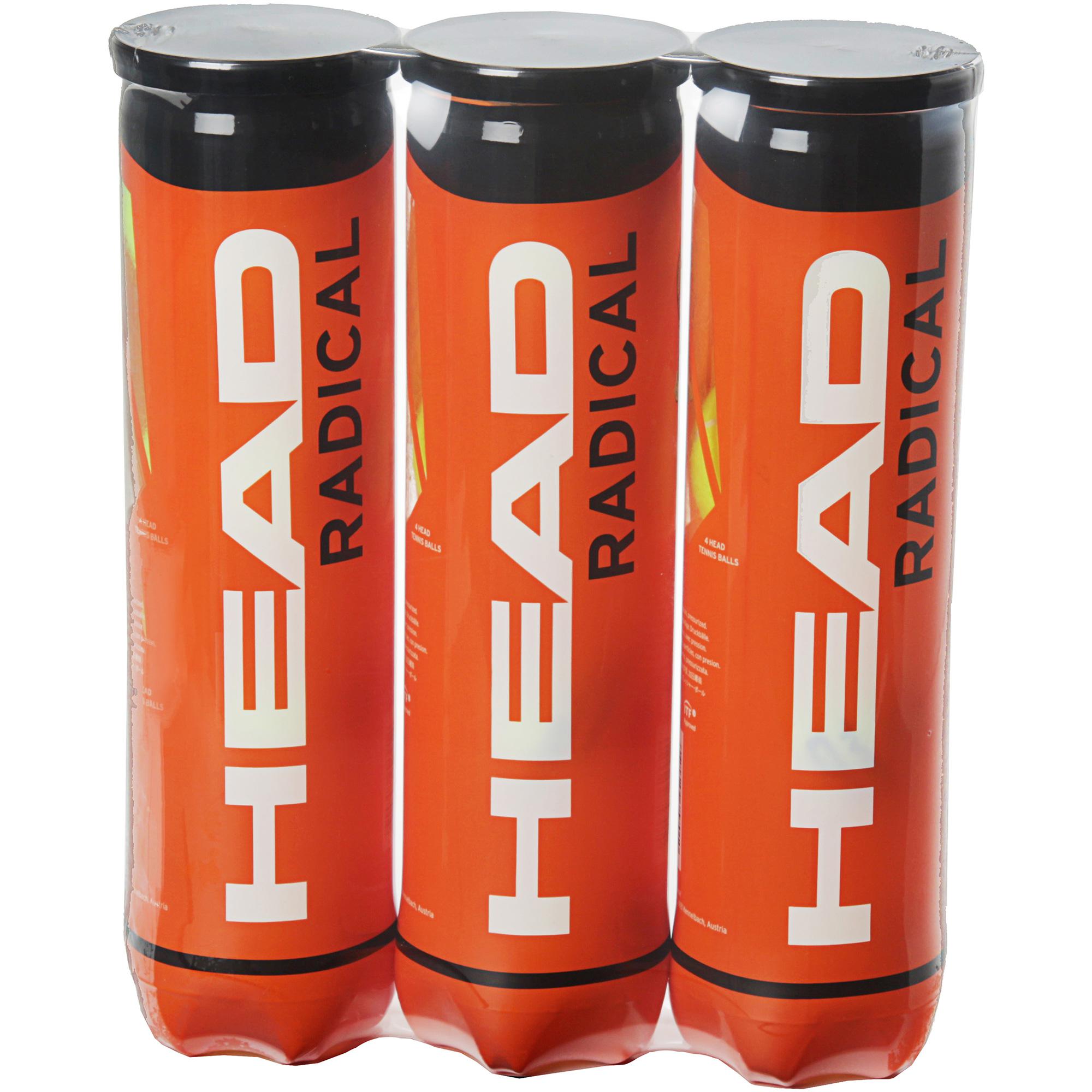 Head Radical Tennis Balls (4 Ball Can) Quantity Deals