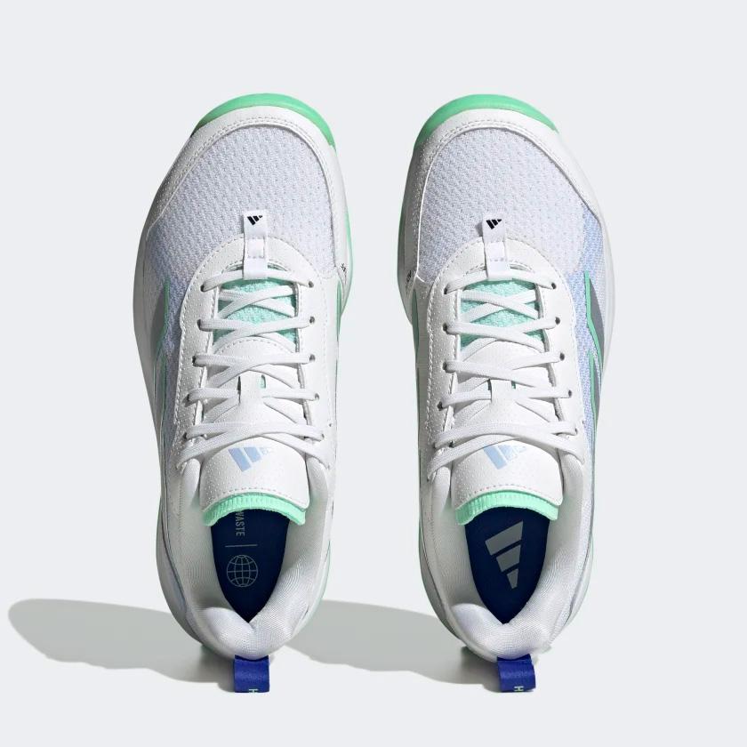 Adidas Womens AvaFlash Tennis Shoes Cloud White/Pulse Mint
