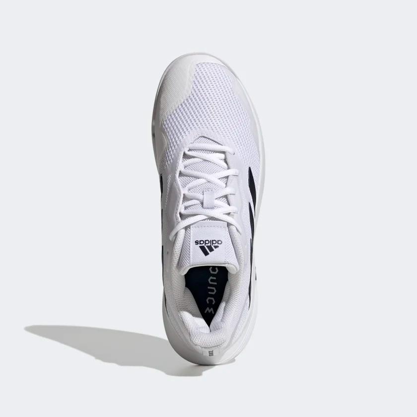 Adidas Mens Courtjam Control Carpet Tennis Shoes - Cloud White/Team ...