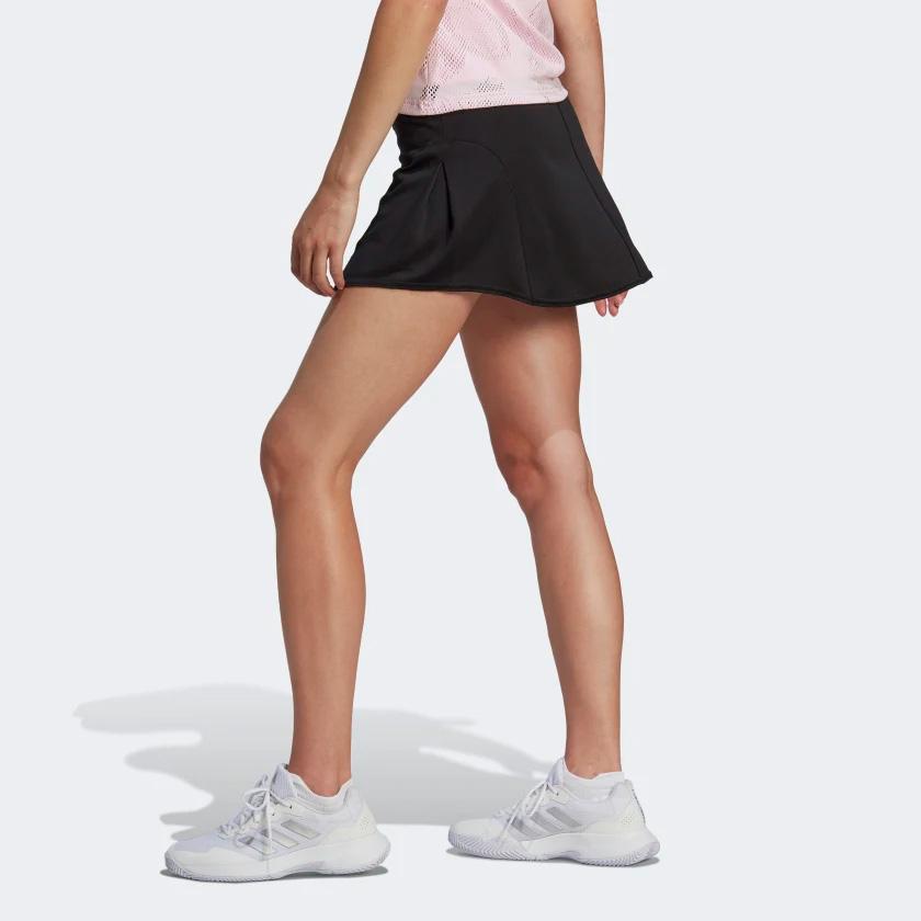 Adidas Womens Match Tennis Skirt - Black - Tennisnuts.com